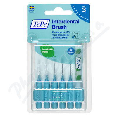 TePe meziz.kart.size 3 Modré 6ks 137640