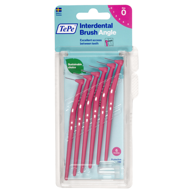 TePe Angle Mezizubní kartáčky růžové 0,4 mm