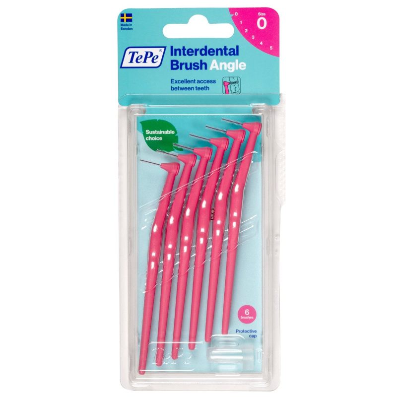TePe Angle Mezizubní kartáčky růžové 0,4 mm