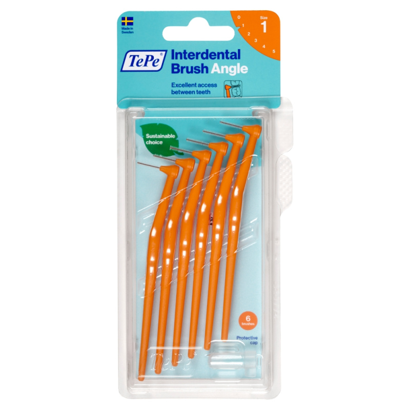 TePe Angle Size 1 mezizubní kartáčky 0,45 mm 6 ks