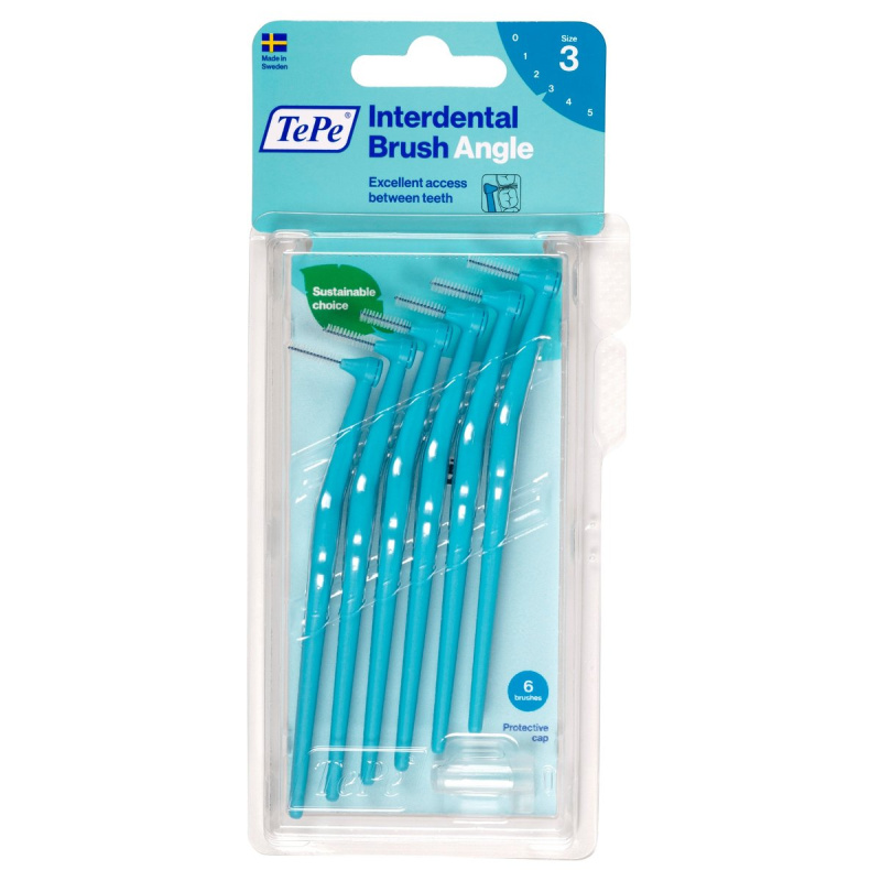 TePe Angle Mezizubní kartáčky modré 0,6 mm