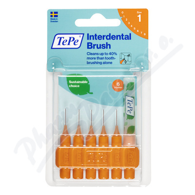 TePe meziz.kart.size 1 Oranžové 6ks 137620