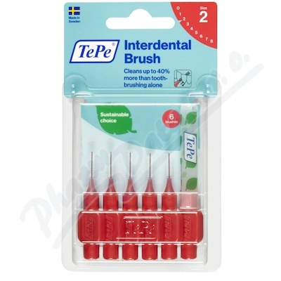TePe Interdental Brush Original mezizubní kartáček 0,5 mm 6 ks