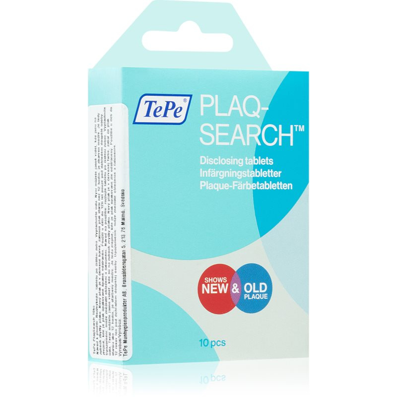 TePe PlaqSearch indikace plaku, 10 tablet
