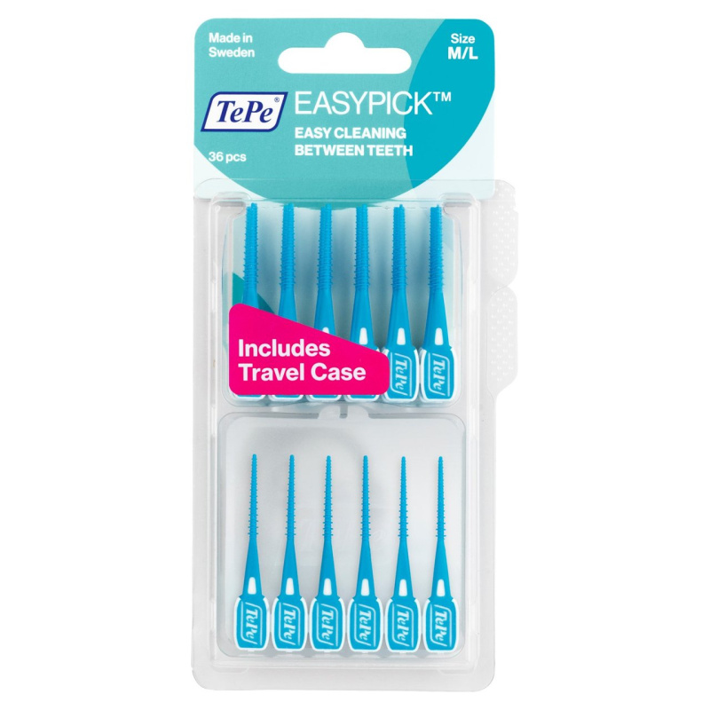 TePe Easy Pick dentální párátka M/L 36 ks