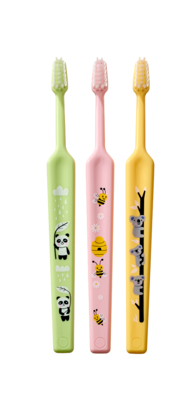 TEPE Kids Zubní kartáček Mini s potiskem Extra Soft 3 ks