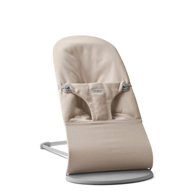 BABYBJORN Babybjorn lehátko BLISS Woven Light Beige mélange