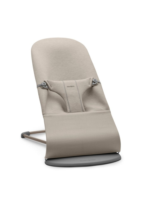 BABYBJORN Babybjorn lehátko Bliss Sand Grey 3D Jersey