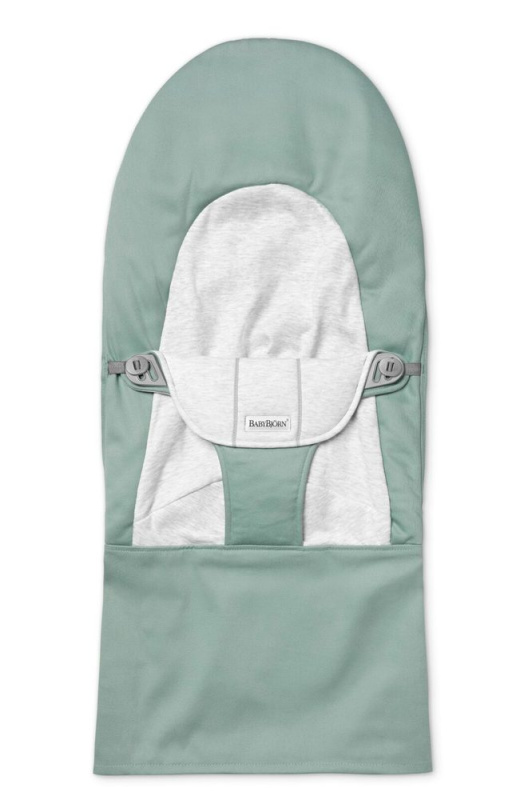 BABYBJORN Babybjorn potah na lehátko Light Sage/Grey jersey Woven