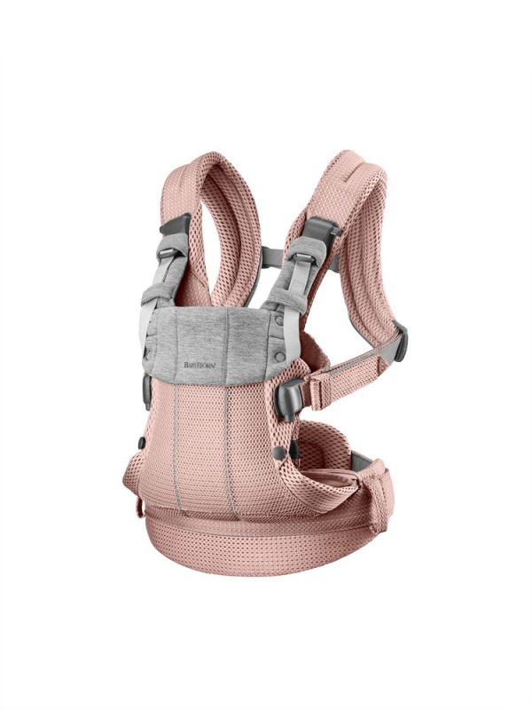 BabyBjörn Nosítko Harmony Dusty pink 3D mesh, do 15 kg