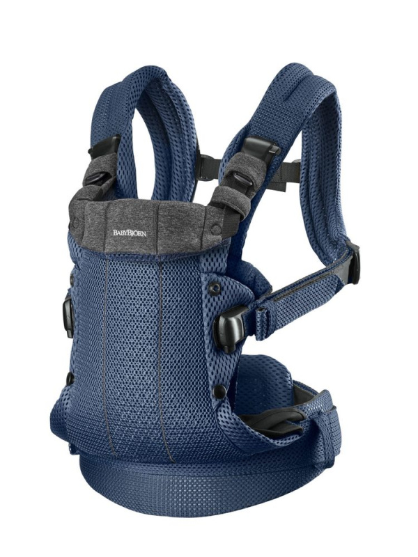 BabyBjörn Nosítko Harmony Navy blue 3D mesh, do 15 kg