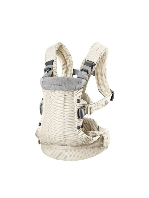 BabyBjörn Nosítko Harmony Cream 3D mesh, do 15 kg