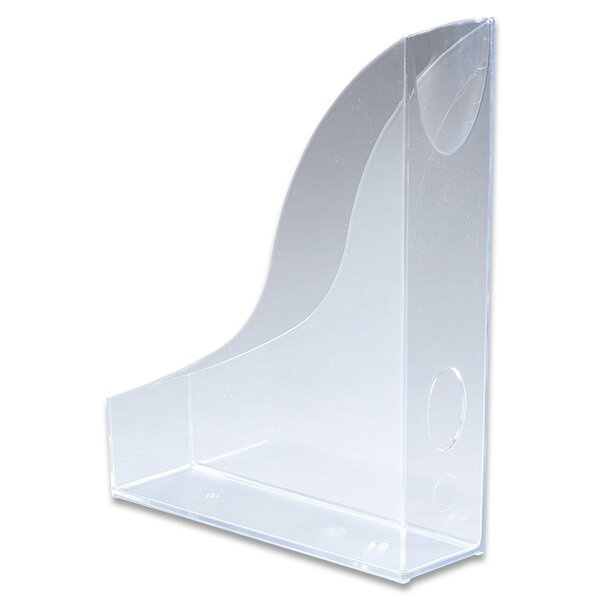 Stojan na katalogy Durable Basic, transparentní čirá