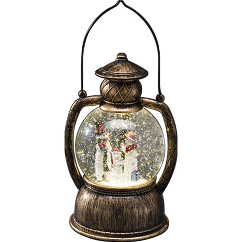 Konstsmide LED kulová lucerna barva teplá bílá sněhuláci