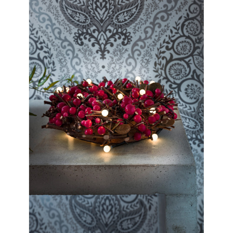 Konstsmide LED Globe světelný řetěz na baterie 6 h časovač 20 diod teplá bílá