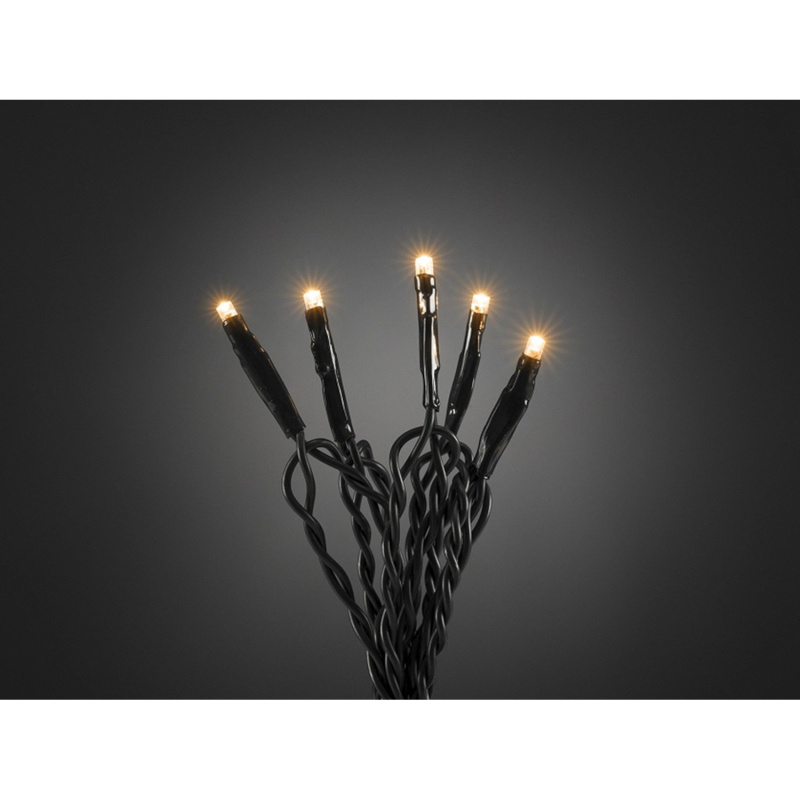 Konstsmide LED světelný řetěz 100 mikro světel jantarová barva 24 V pro interiér