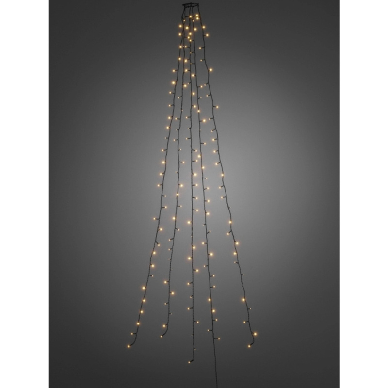 Konstsmide LED světelný řetěz "plášť" na vánoční stromek barva jantaru, 200 ks