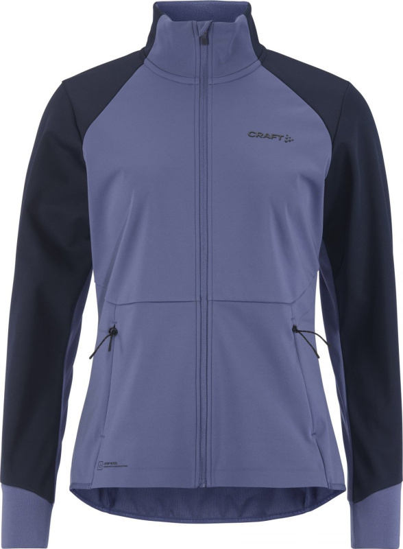 Dámská softshellová bunda CRAFT CORE Nordic Training - modrá Velikost: XL