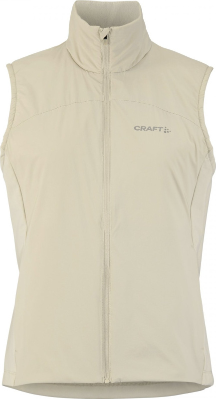 Dámská zateplená vesta CRAFT ADV Essence Warm 2 - béžová Velikost: XS