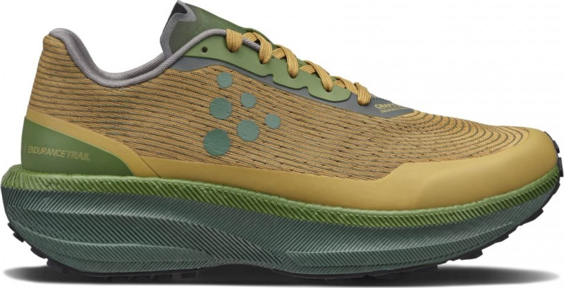 Pánské běžecké boty CRAFT PRO Endurance Trail - zelená Velikost: 8,5