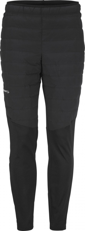Pánské funkční běžecké kalhoty CRAFT SubZ Tights 3 - černá Velikost: XXL