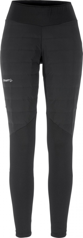 Dámské funkční běžecké kalhoty CRAFT SubZ Tights 4 - černá Velikost: S
