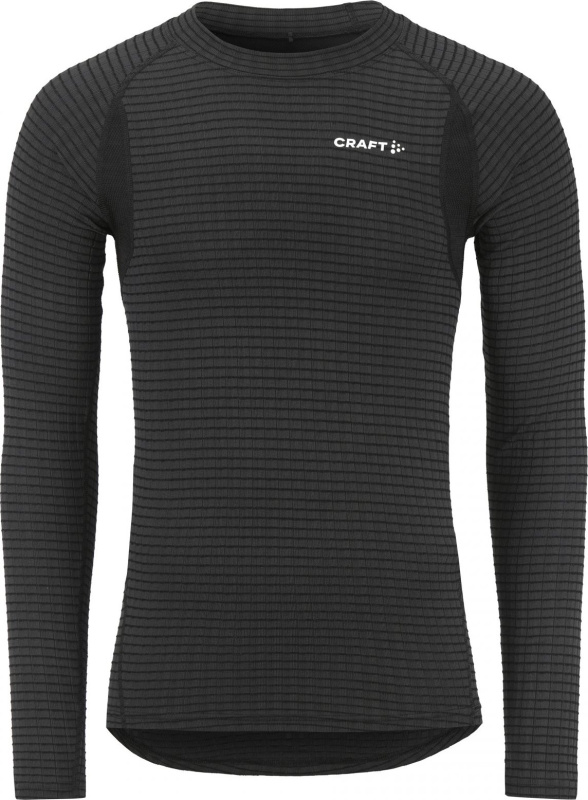 Pánské vlněné triko CRAFT Wool Extreme X LS 2 - černá Velikost: S