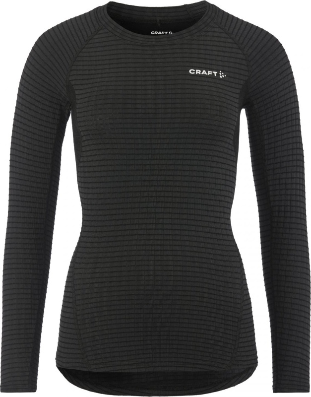 Dámské vlněné triko CRAFT Wool Extreme X LS 2 - černá Velikost: XXL