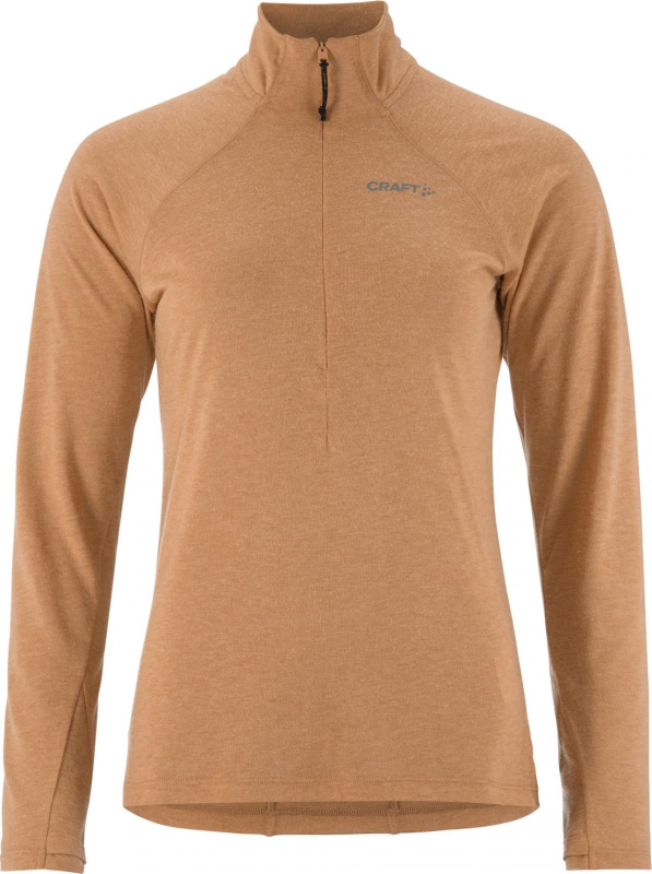 Dámské funkční triko merino CRAFT ADV SubZ Wool LS 3 - béžová Velikost: XL