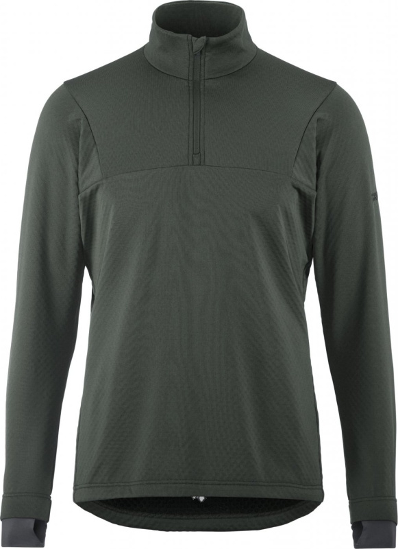 Pánský funkční polorolák CRAFT CORE Gain Thermal - zelená Velikost: XL