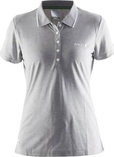 Dámské triko CRAFT In-the-zone Pique šedé Velikost: S