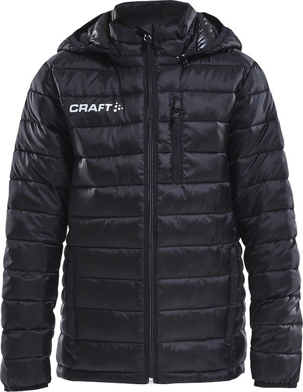 Dětská zateplená bunda CRAFT Isolate Jr černá Velikost: 158