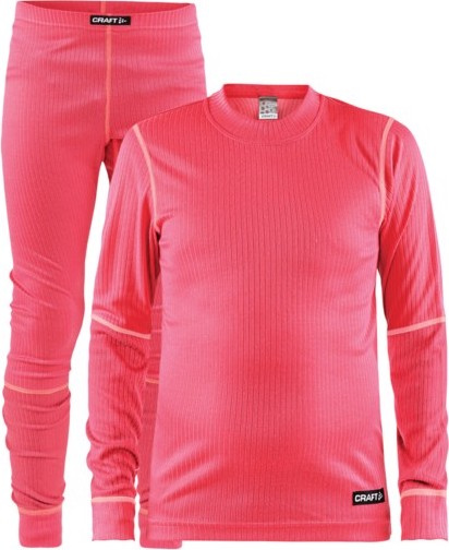Dětský funkční set CRAFT Baselayer Junior růžový Velikost: 122