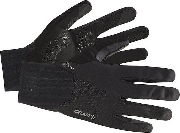 Cyklistické rukavice CRAFT Adv SubZ All Weather černá Velikost: XXL