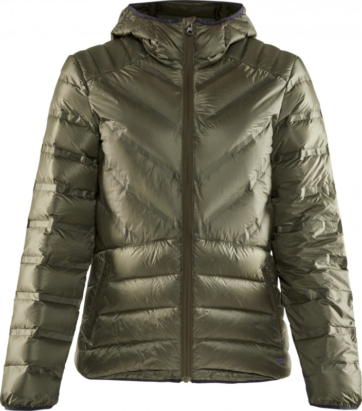 Dámská péřová bunda CRAFT Lightweight Down zelená Velikost: L