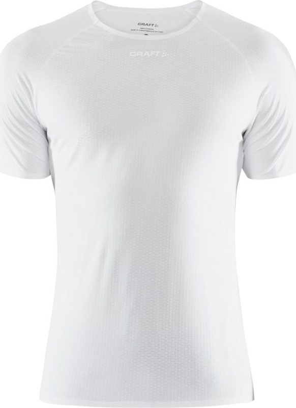 Pánské ultralehké funkční triko CRAFT Pro Dry Nanoweight SS bílé Velikost: XXL