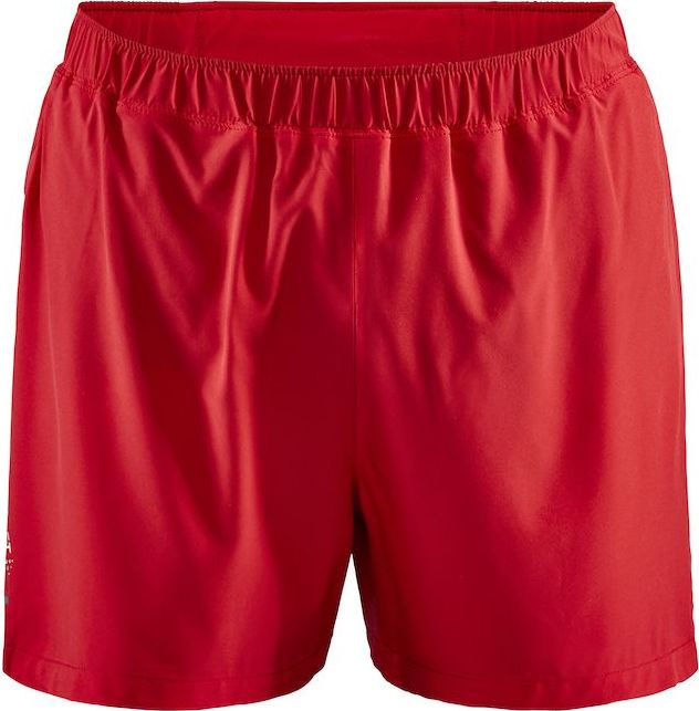 Pánské běžecké šortky CRAFT Adv Essence 5 červené Velikost: XXL