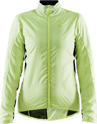 Dámská cyklistická bunda CRAFT Essence Light Wind žlutá Velikost: M