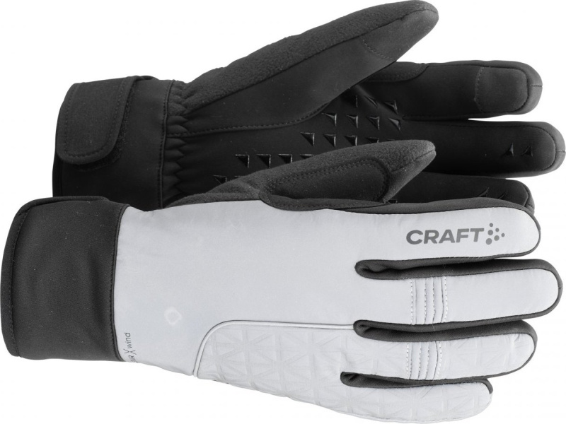 Zateplené cyklistické rukavice CRAFT ADV SubZ Siberian - šedá Velikost: M