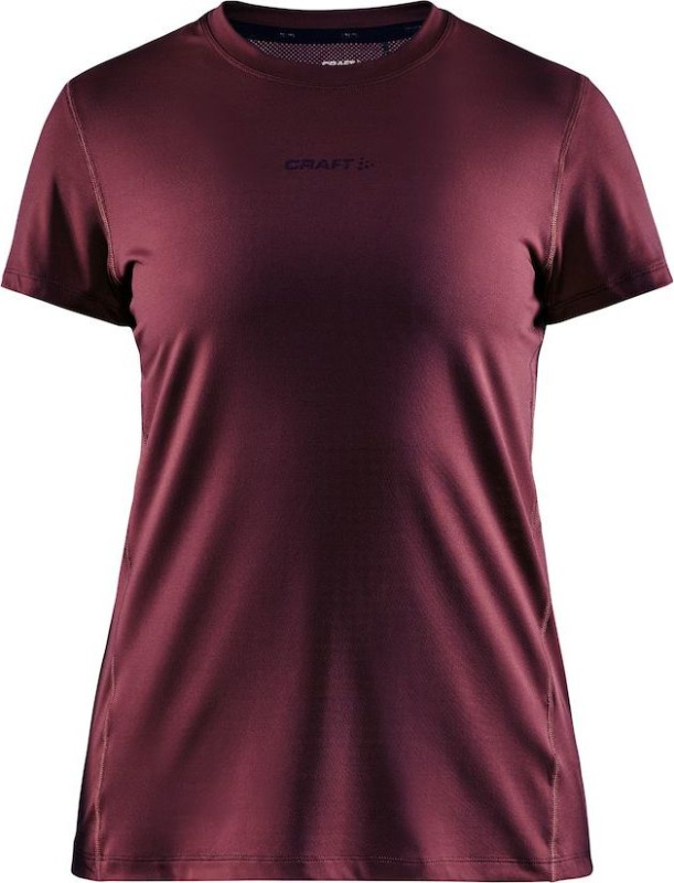 Dámské funkční triko CRAFT Adv Essence SS červené Velikost: M