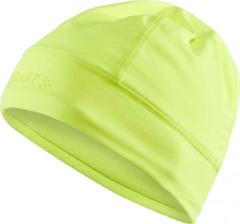 Unisex zateplená čepice CRAFT Core Essence Thermal žlutá Velikost: L-XL