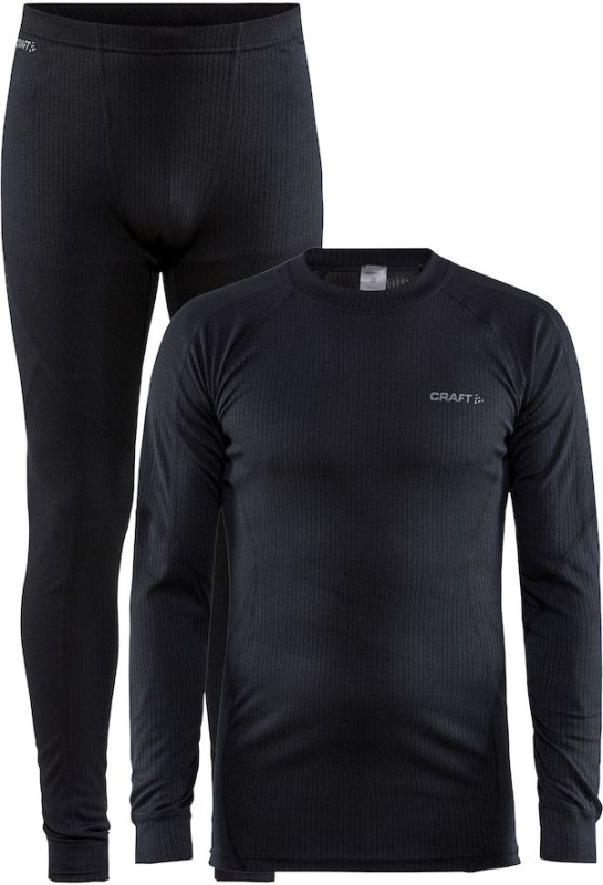 Pánský funkční set CRAFT Core Dry Baselayer černá Velikost: XS