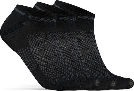 Funkční ponožky CRAFT Core Dry Shaftless 3-pack černé Velikost: 46-48