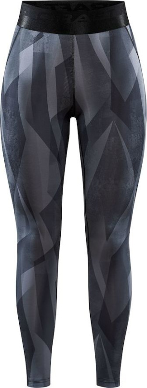 Dámské sportovní legíny CRAFT Core Essence šedá s černou Velikost: XS