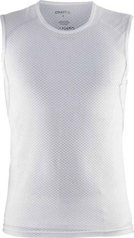 Pánské funkční scampolo CRAFT Mesh Superlight - bílá Velikost: XS