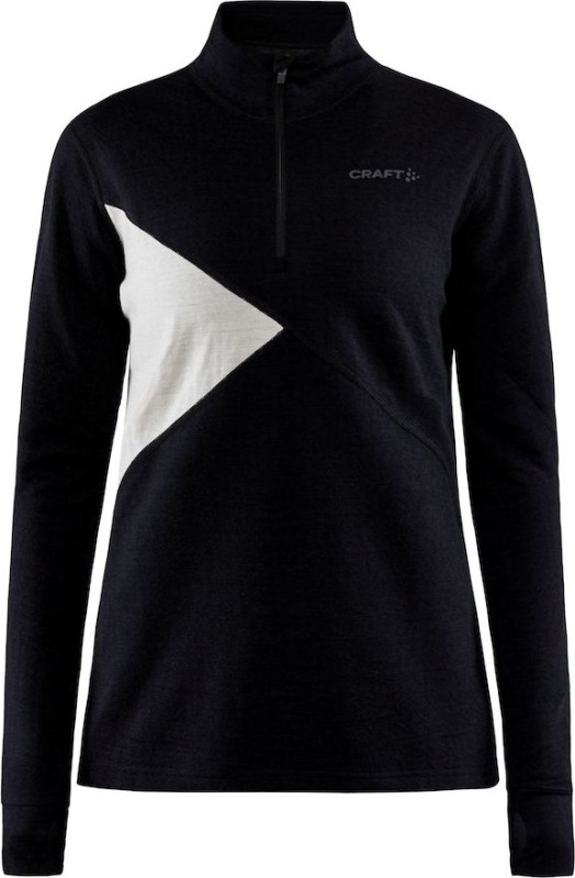 Dámské merino triko CRAFT Adv Nordic Wool Hz černá Velikost: XS