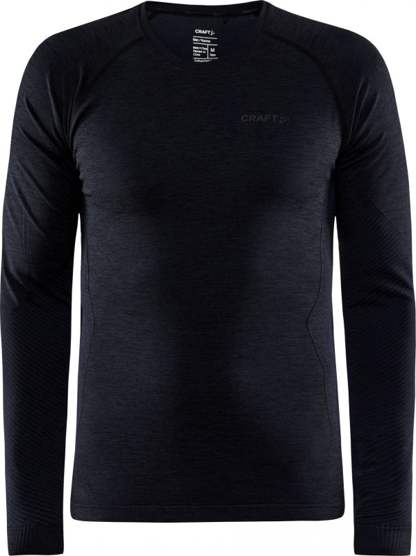 Pánské funkční triko CRAFT CORE Dry Active Comfort LS - černá Velikost: XL
