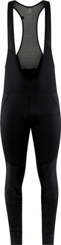 Pánské zateplené cyklokalhoty CRAFT Core Subz Wind Bib černé Velikost: S