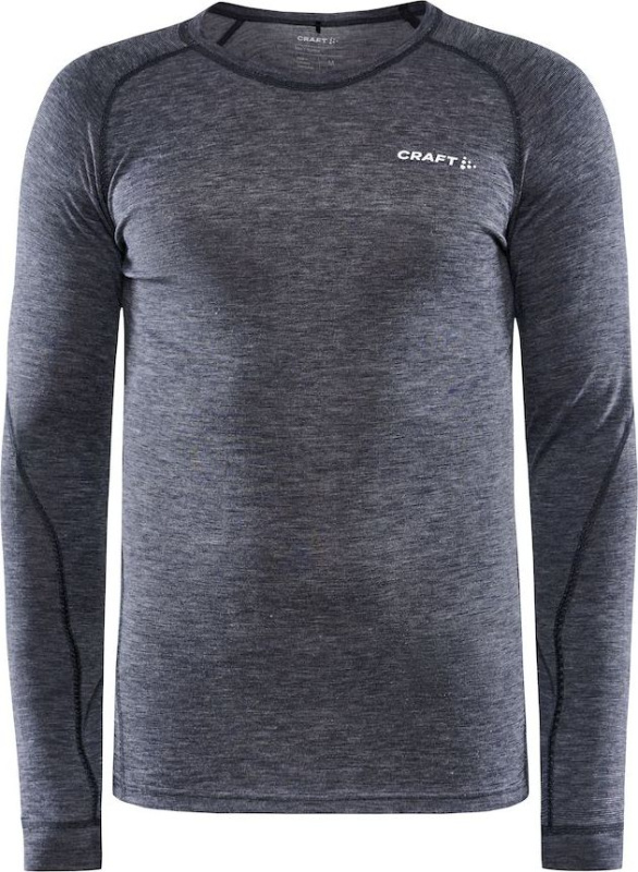 Pánské funkční triko CRAFT Core Wool Merino LS modré Velikost: M