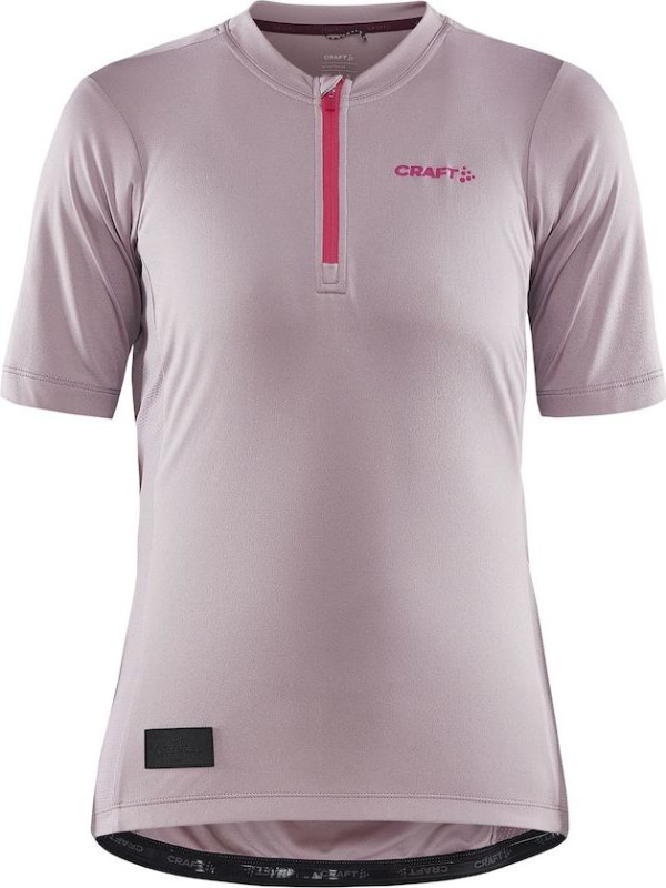Dámský cyklodres CRAFT Core Offroad SS fialový Velikost: M